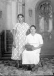 Emilia Amesquita (sitting) and daughter-in-law Isabel Amesquita