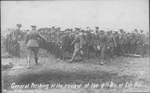 General Pershing inspecting troops in Luxembourg c. 1918