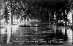 Flooded road at Fort Riley